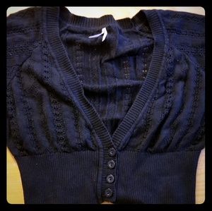 Cropped bolero cardigan